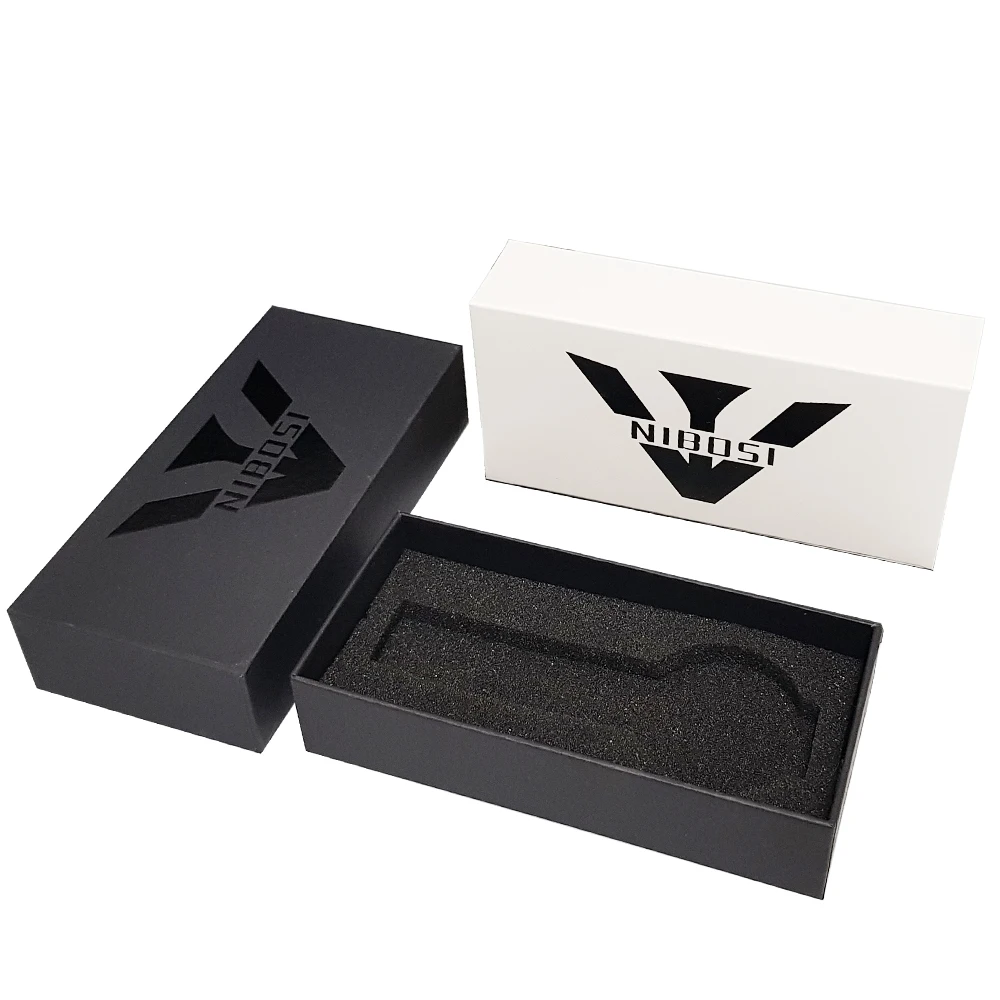 NIBOSI оригинальные высококачественные маленькие черные коробки для