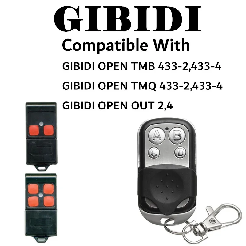 GIBIDI открыть TMB/открыть TMQ 433 МГц передатчик дистанционного управления гаражные