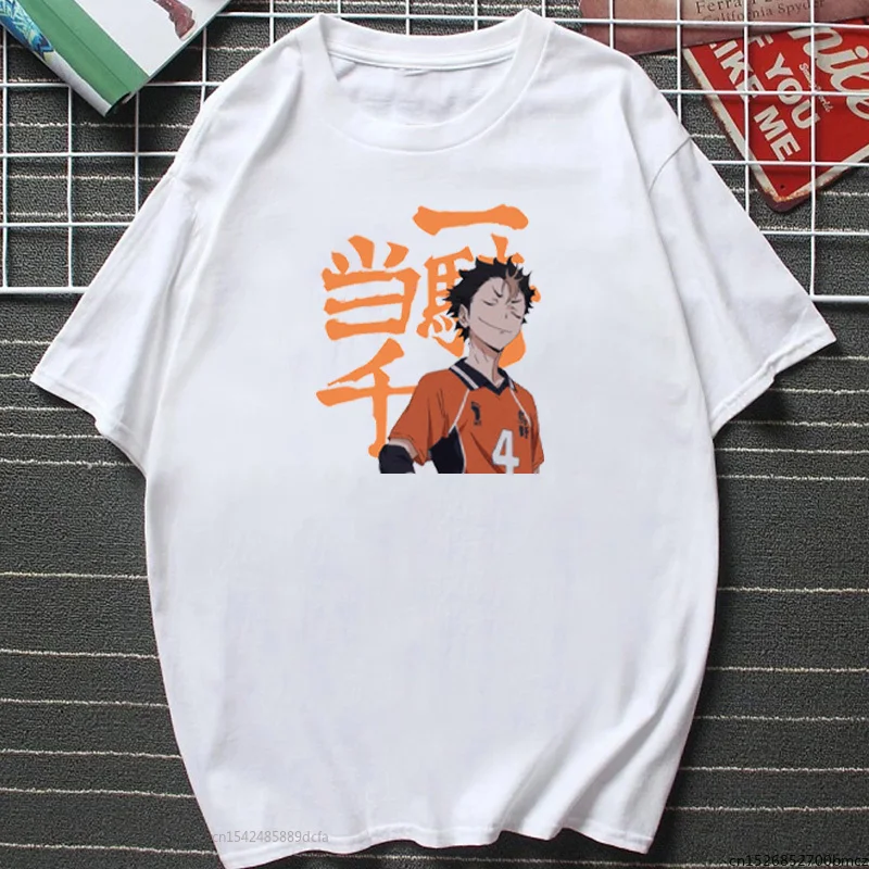 

2021 Oya Oya Oya Haikyuu Anime Graphic T Shirt Women Womenga Volleyball Harajuku Tees Cartoon Vintage Clothes