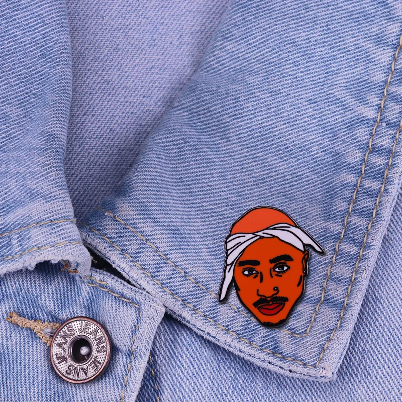 Тупак шакюр Pin 2pac Thug Life хип-хоп подарок | Украшения и аксессуары