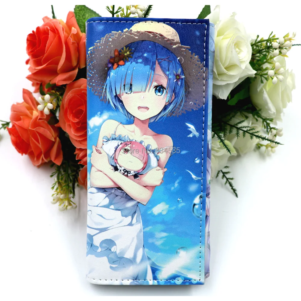 Аниме Re: жизнь в другом мире от zero Emilia PU кожаный удлиненный кошелек для подарка сумка для денег