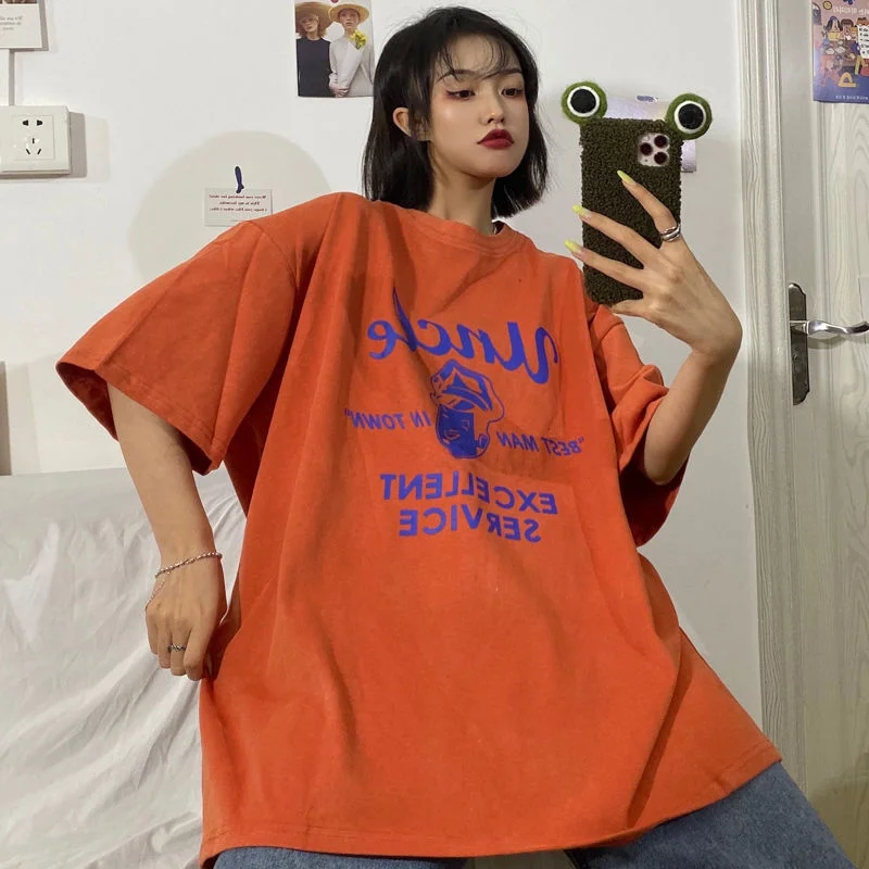 

Unisex Short Sleeve Anime T Shirt Printing Harajuk goth Female's tshirts Summer Women Streetwear Tops clothes shirt vintage new