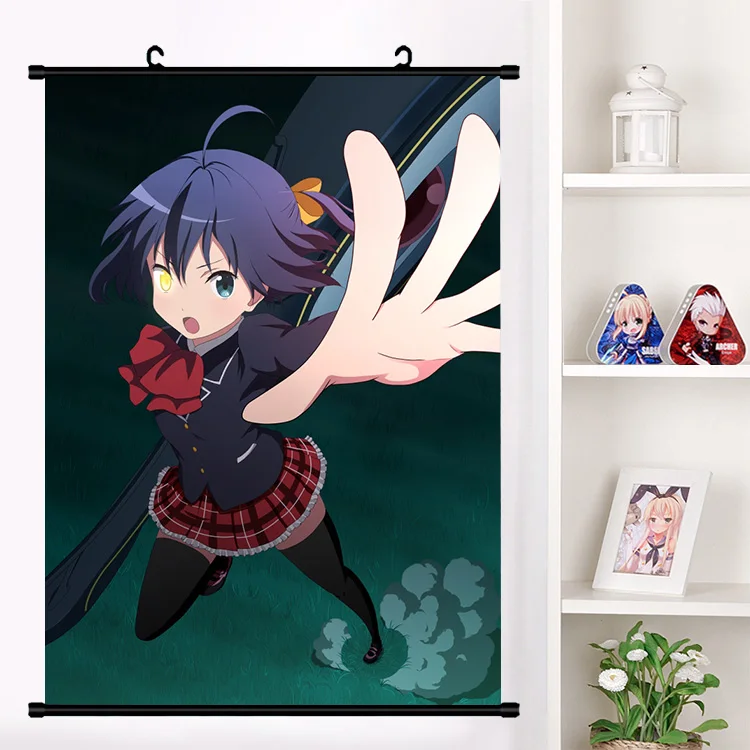 Аниме Chuunibyou Demo Koi ga Shitai! Тогаши Юта таканаши Рикка наклейки на стену панно