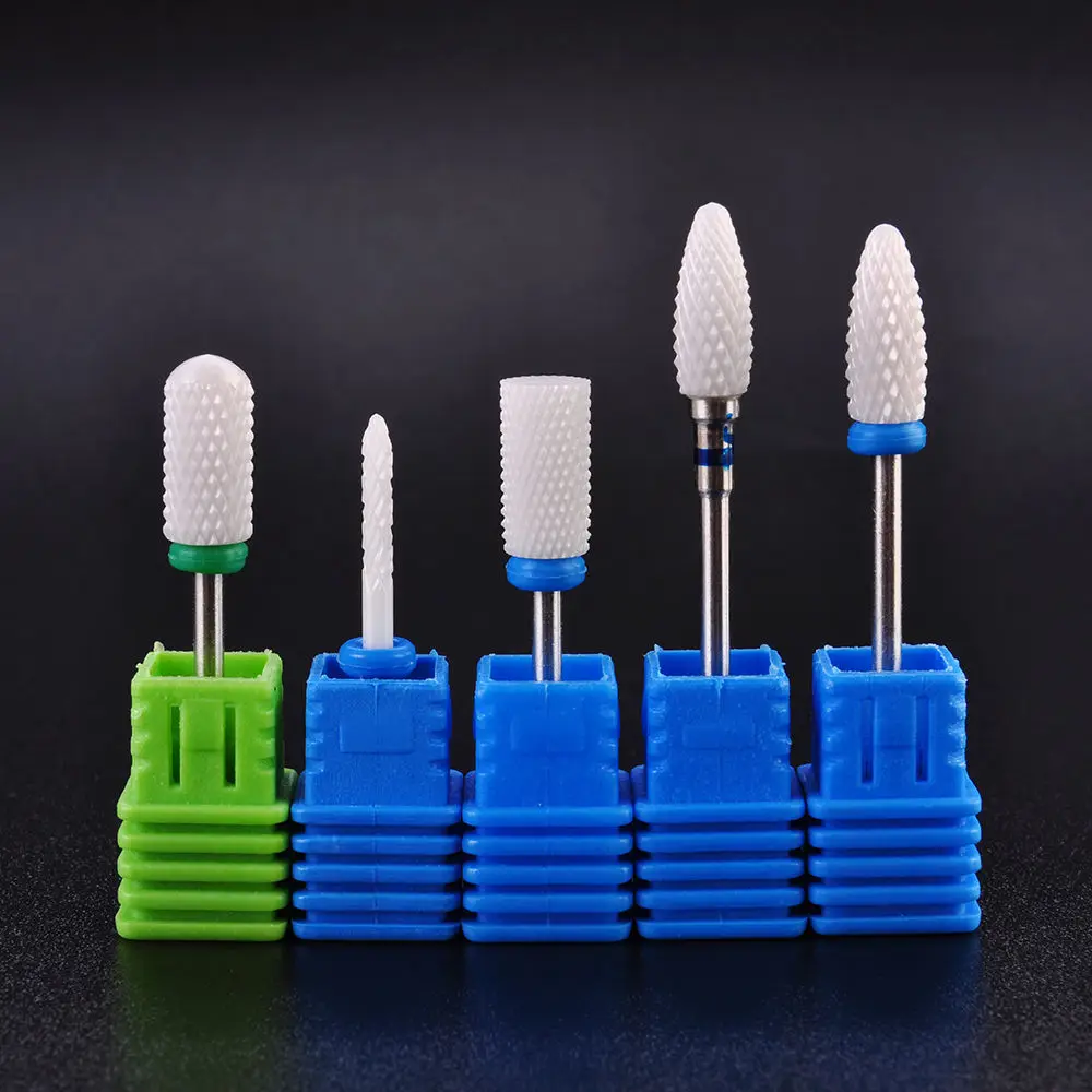 1 шт. керамический сверло для ногтей фреза электрического маникюрного сверла
