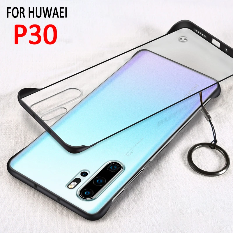 Чехол для huawei P30 роскошный Бескаркасный чехол с кольцом и пряжкой Для P 30 ELE L09 L29