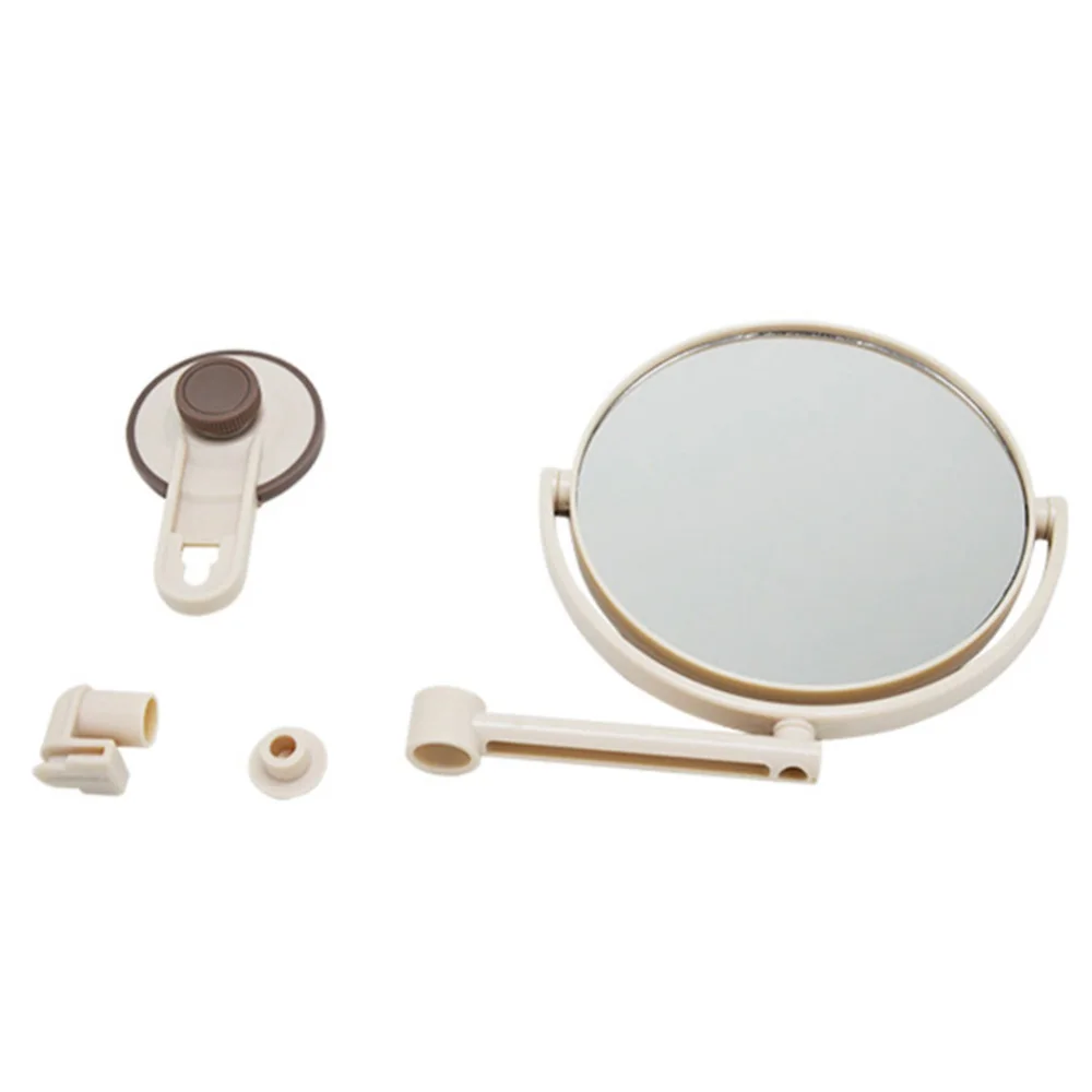 Двухстороннее зеркало для ванной косметическое вращающееся на 360 градусов