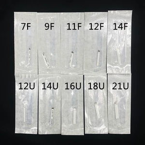 10PcsPins Ламина микроблейдинг иглы Лезвия 79111214 шпильки макияж бровей Тату иглы для 3D вышивки ручная ручка татуировки