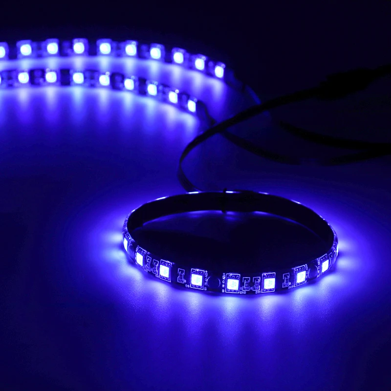 3 шт. SMD5050 RGB светодиодный светильник для моддинга чехол для ПК с 4pin RGB коннектор светодиодный светильник 12 В совместим с Asus Aura Asrock