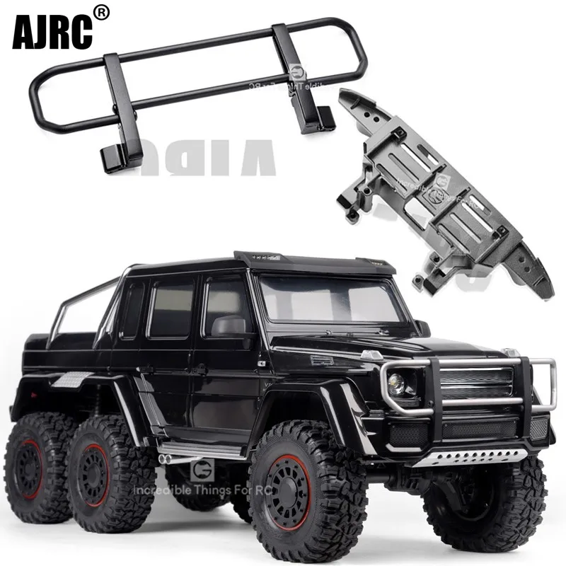 Parachoques delantero de Metal TRAXXAS, TRX-4, TRX4, 4X4, G500, TRX-6, 6X6, G63, versi&oacute;n Servo hacia adelante-0