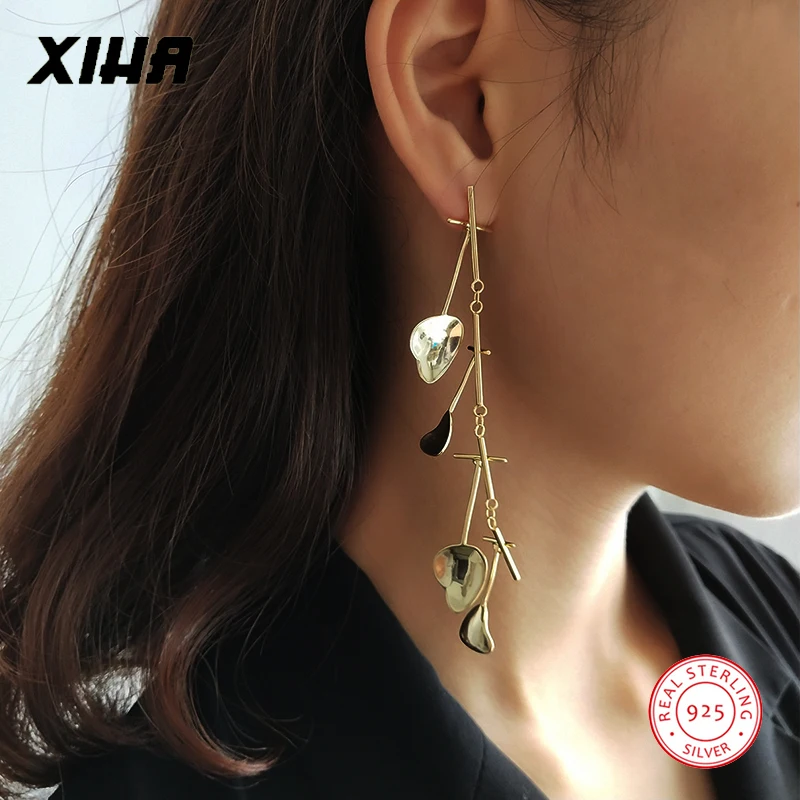 Женские серьги гвоздики из серебра 925 пробы в Корейском стиле|Серьги-гвоздики| |