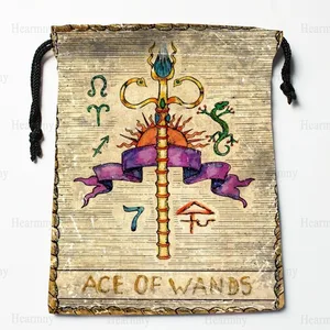 Индивидуальные сумки на шнурке TAROT, подарочные сумки с принтом, женская одежда, сумка для макияжа, 18*22 см, Прямая поставка