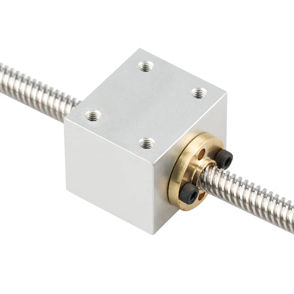 T8 трапециевидная свинцовая гайка с корпусом кронштейн для деталей 3D принтера Reprap