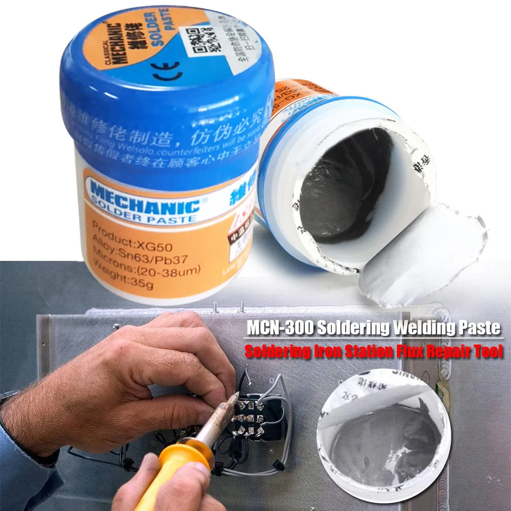 Soldering Paste Flux XG80 XG50 XG30 Solder Tin Sn63Pb67 For Hakko 936 TS100 Iron Circuit Board SMT SMD Repair Method | Инструменты