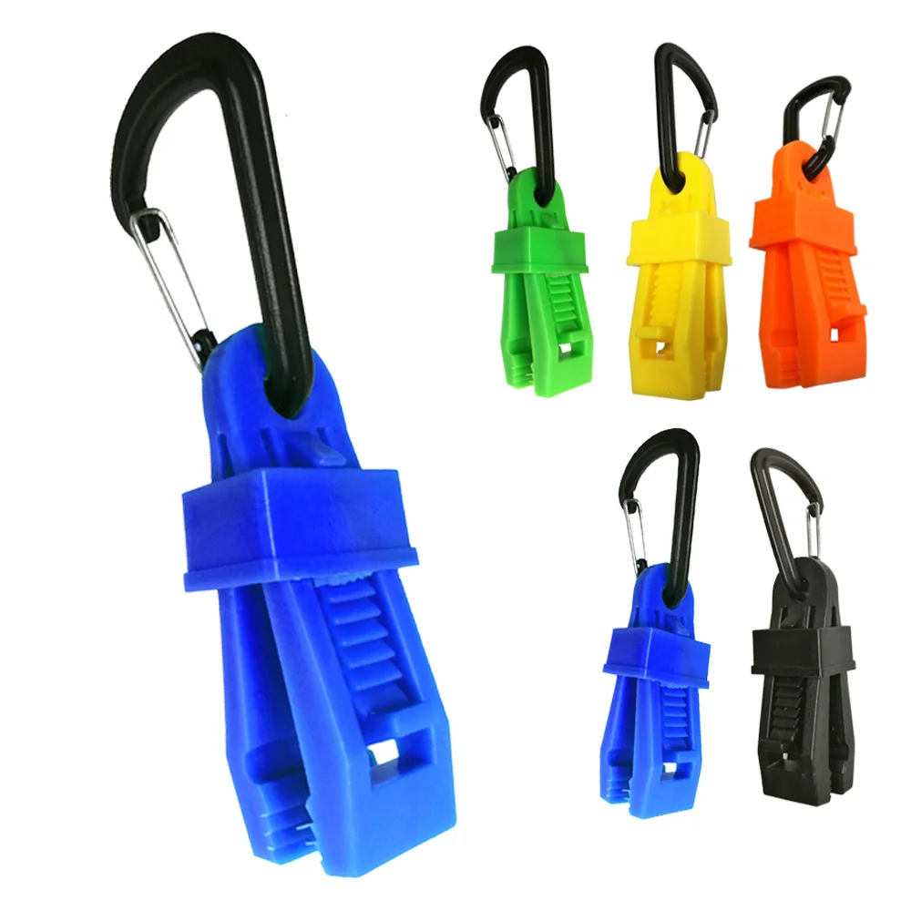 Ветрозащитный зажим с карабином для кемпинга палатки большого