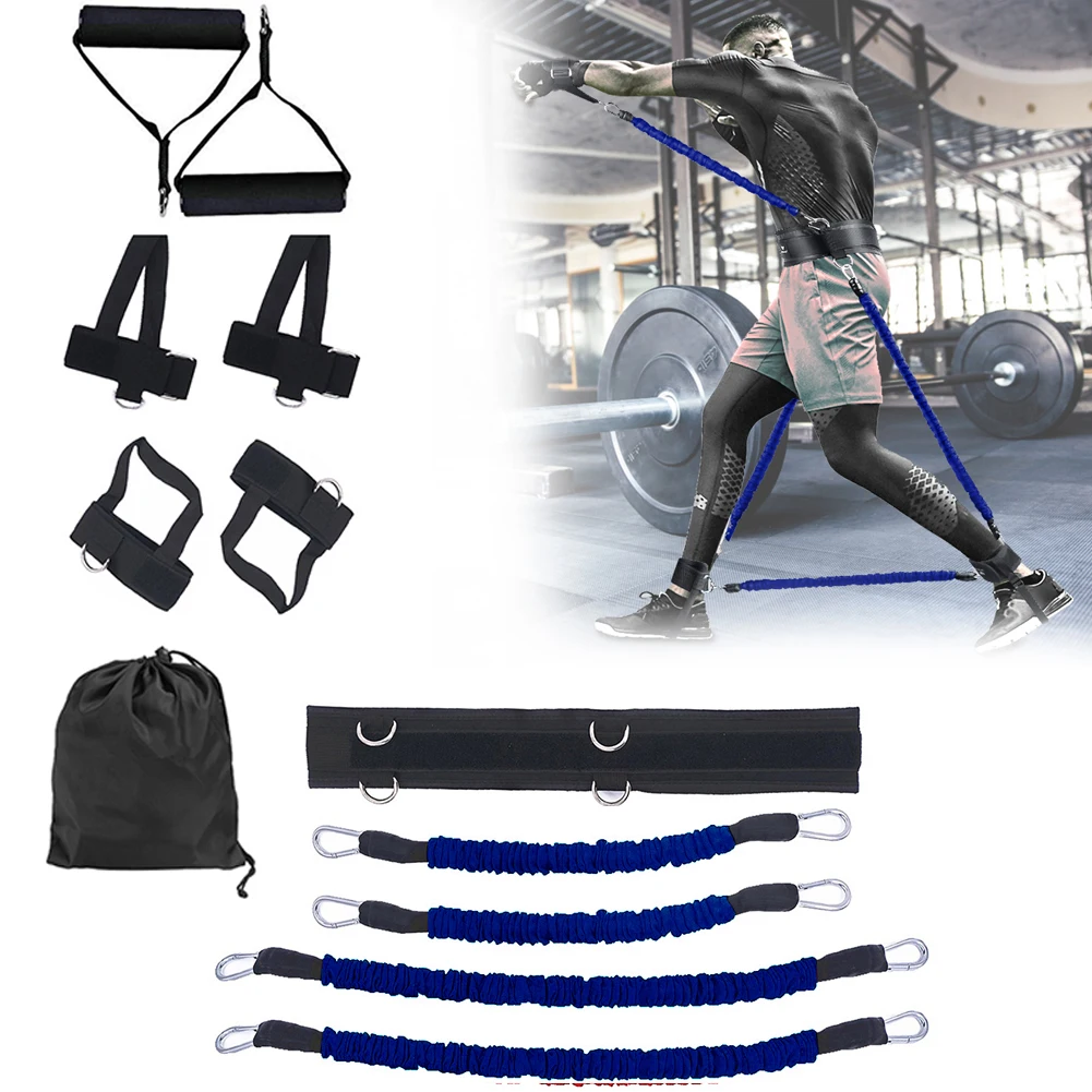 

Elastic Resistance Bands Set New and High Quality Soft and Comfortable Hanging Belt Sport Gym Workout Fitness Equipments