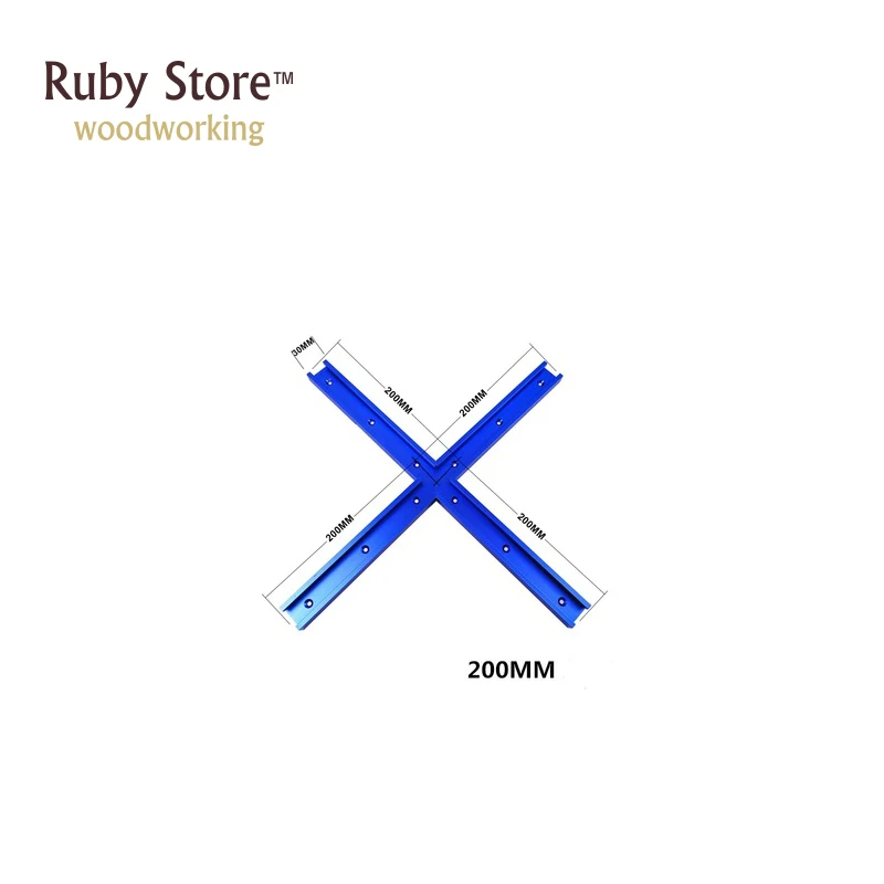 200mm blue 1 комплект(4 шт.) Т-образные детали перекрестка - Цвет: 200mm blue