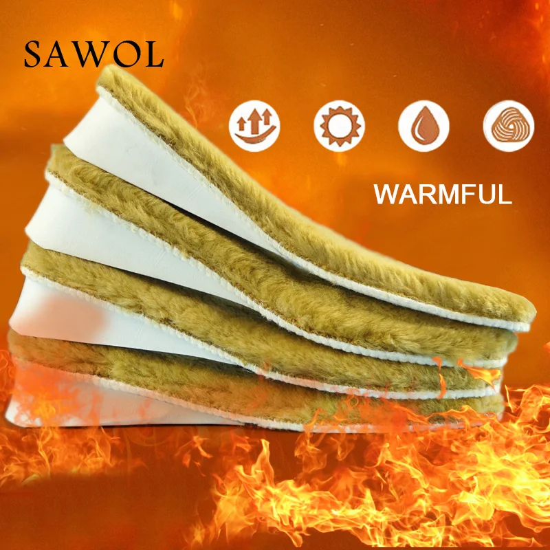 SAWOL/теплая обувь с увеличенной стелькой подкладка из толстого плюша для женщин и