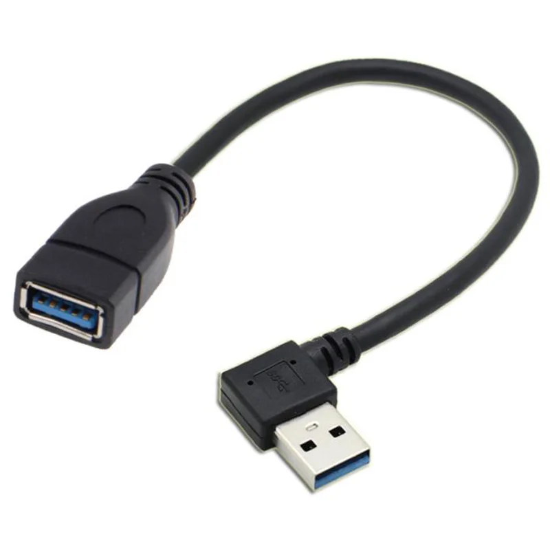 Поставка Черного 0 15 м прямого коленчатого кабеля USB 3 для жестких дисков кабель