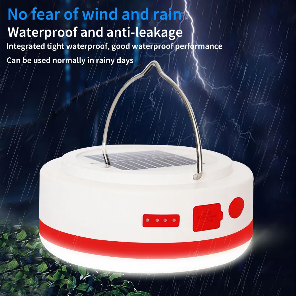 

Solar rechargeable bulb light LED camping light remote control tent light for outdoor tent light remote control lantern