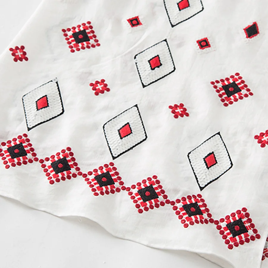 

AELESEEN Vintage Dress 2020 Spring Summer Fashion Full Sleeve Sequin Embroidery V-neck Loose Split Holiday White Long Dress New