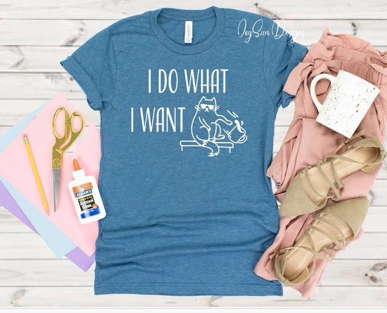 

Я делаю то, что хочу, футболка с котом, подарок для влюбленных кошек, забавная кошачья рубашка, подарок для нее, рубашка для влюбленных животн...