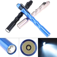 securitying mini led flashlight portable super bright battery powered handheld pen pocket torch for camping outdoor emergency