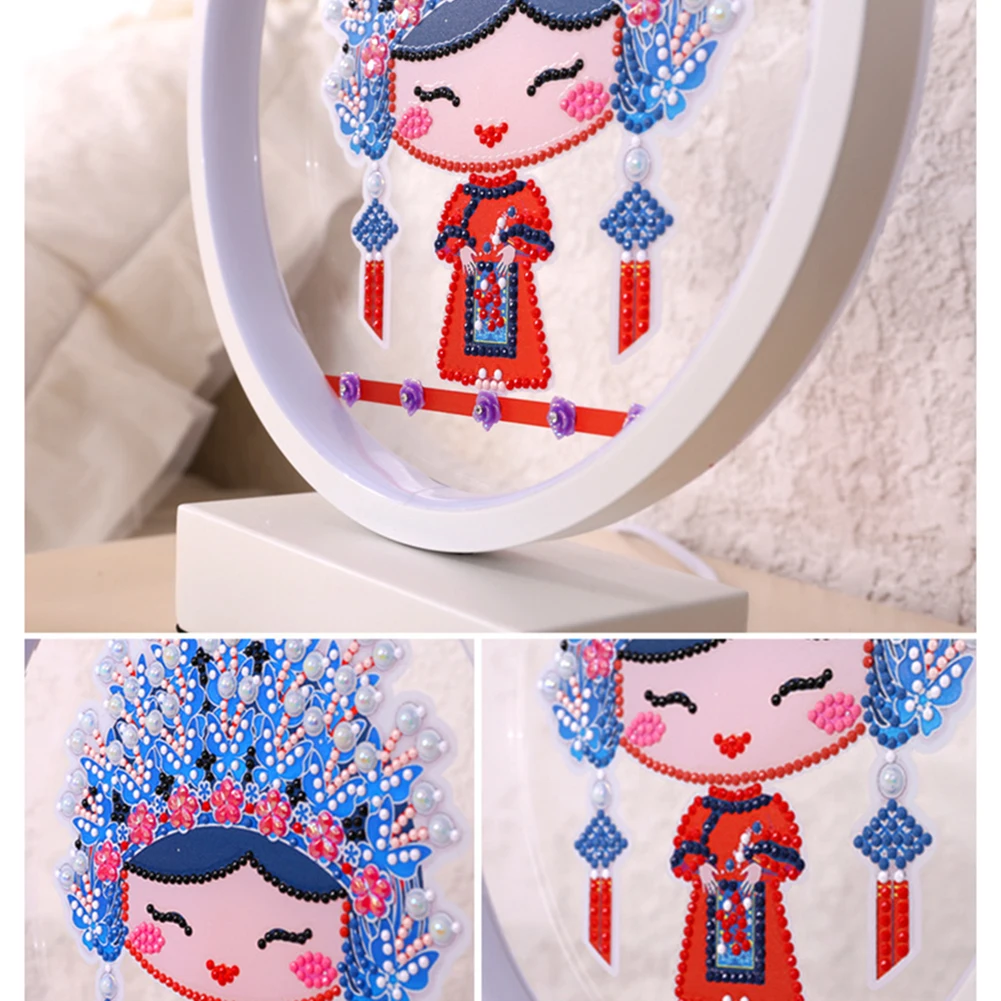 Цвет праздничный умный голосовой Управление настольные лампы DIY Алмазная