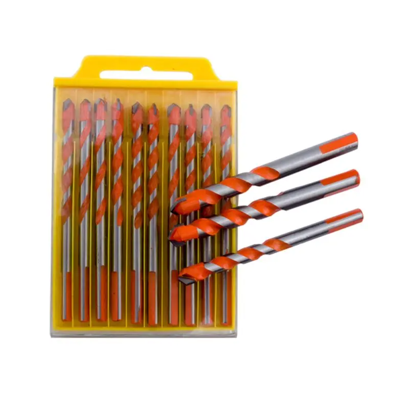 

Multifunctional Drill Bits Ceramic Glass Punching Hole Working Sets LX0D