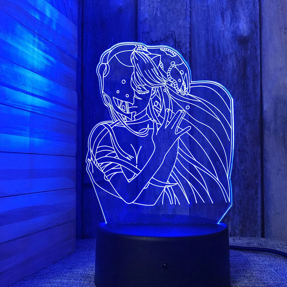 

Ночник детский в стиле аниме «данганронпа», декор для дня рождения, для спальни, стола, эстетический ночник, прикроватный светильник, рождес...