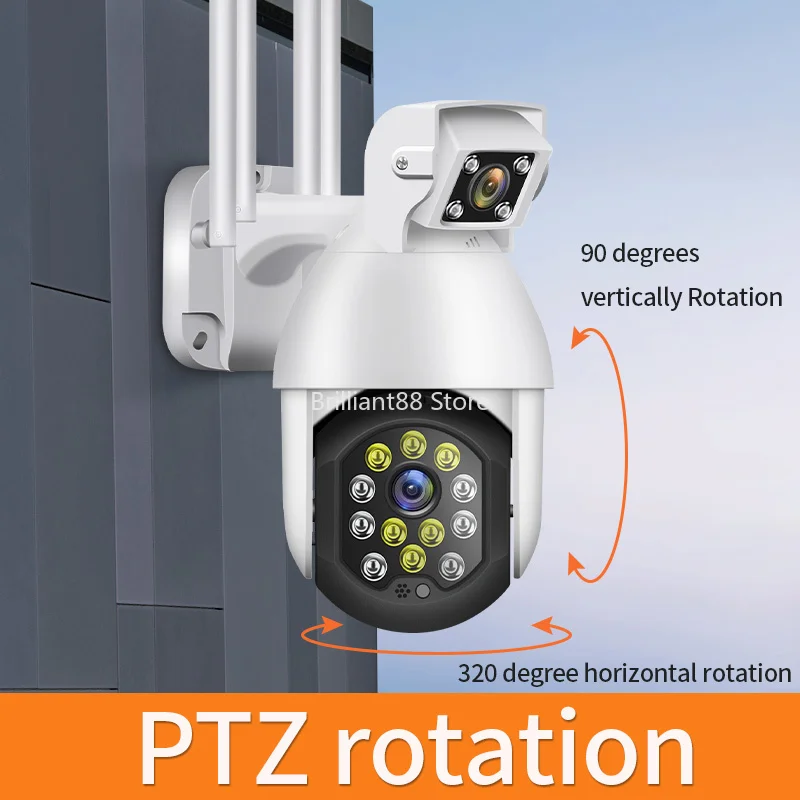 

Outdoor Wireless CCTV PTZ Security Camera 1080P Full HD IP Camera, Wifi, Outdoor Action Detection, Waterproof, Surveillance