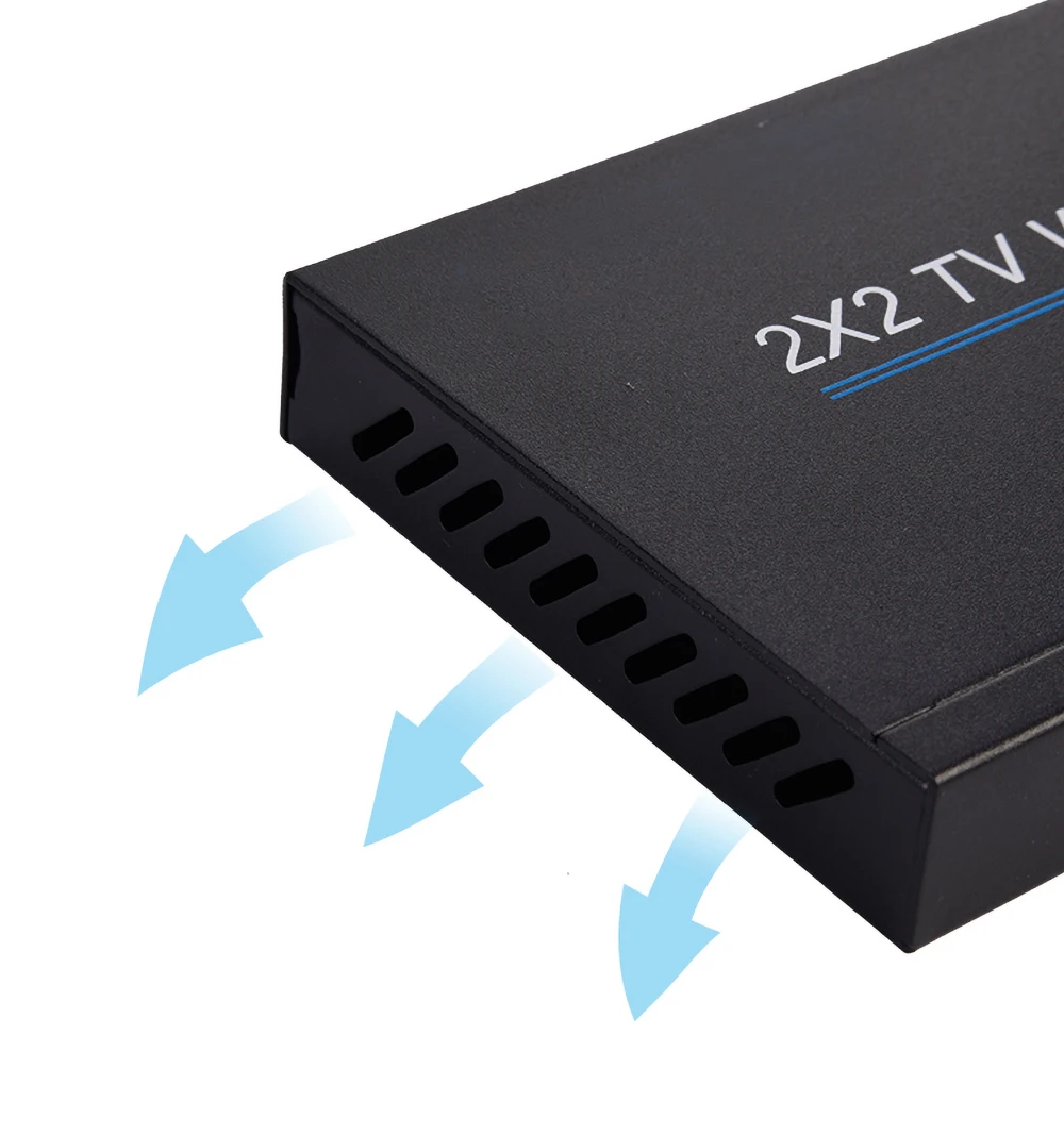 USB Video Processor 4K 60Hz Wall TV Splicing Screen 4 Channel TV Video Wall Controller 2x2 1x3 1x2 1x4 4x1 3x1 2x1 HD DVI VGA