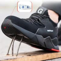 safety boot steel toe work safety shoes men boots breathable outdoor casual sneaker autumn construction shoes work plus size 50