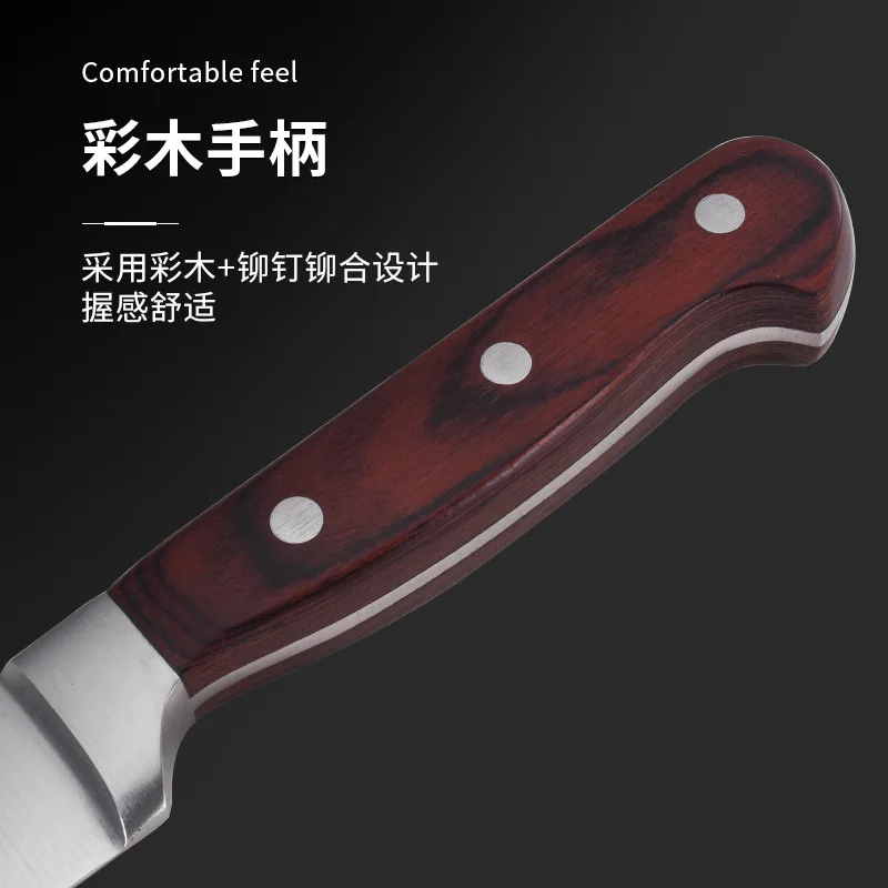 Juego de tenedor para trinchar barbacoa, herramientas de cocina de acampada, cuchillo de acero inoxidable de 8 pulgadas, tenedor para trinchar, 2 uds.-3