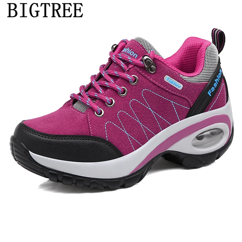 Кроссовки женские зимние с коротким плюшем брендовые Сникерсы для альпинизма