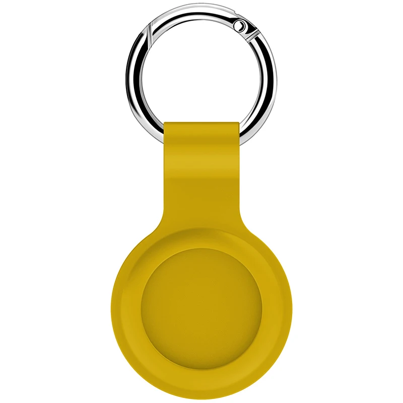 

For Apple Airtags Silicone Protective Sleeve For Apple Locator Tracker Anti-lost Device Keychain Protective Sleeve Hot