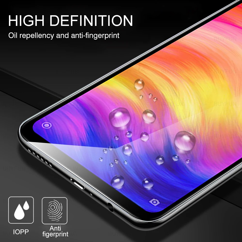 

Full Cover Tempered Glass For Xiaomi Redmi Note 7 Pro Screen Protector On The Red Mi Note7 S 7S 7Pro Note7pro 7A Protective Film