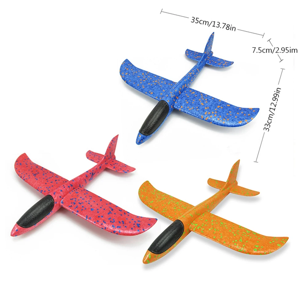 3 шт. DIY ручной бросок Fly AB Glider игрушки-самолеты для детей EPP Поролоновый самолет