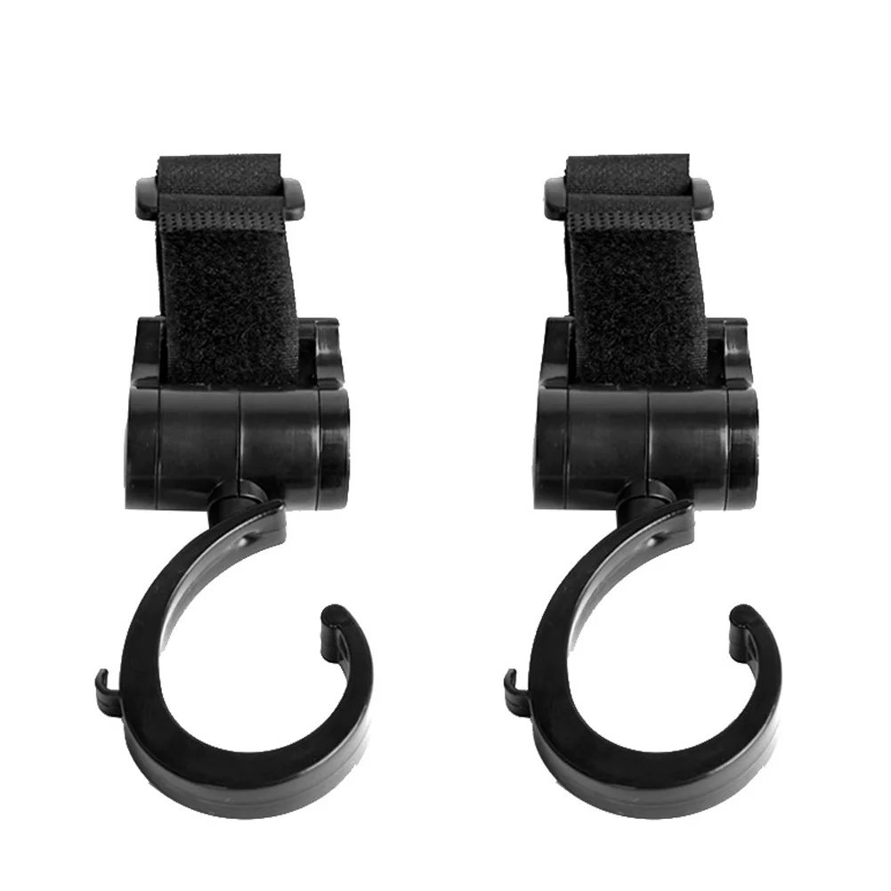 2 шт. аксессуары для коляски черный крючок хозяйственной сумки Багги крючки