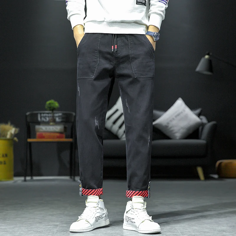 

Men's New Autumn Winter Straight Jeans Business Casual Classic Style Fashion Denim Trousers Male Pants