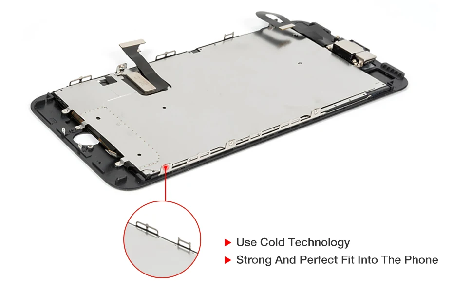 OEM ЖК-дисплей для iPhone 7 7 Plus, полный комплект дигитайзер в сборе, 3D сенсорный экран, Замена+ фронтальная камера+ динамик+ подарки