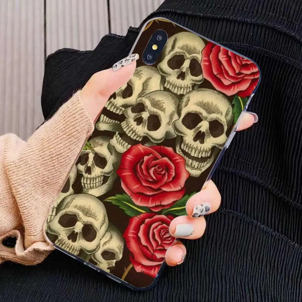 Для Samsung Galaxy S6 S10E S10 Edge Lite Plus Core Grand Prime Alpha J1 mini Skull игральная карта Сексуальная