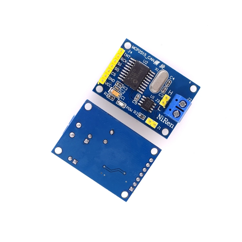 MCP2515 CAN-шина Модульная плата TJA1050 приемник SPI для 51 MCU контроллер рычага |