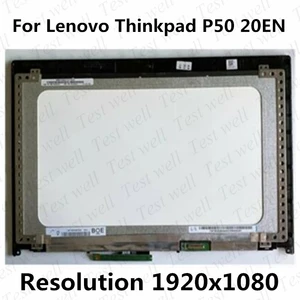original 15 6 inch lcd screen for lenovo thinkpad p50 p51 fhd 19201080 with touch assembly fru 01av331 01av358 01av357 free global shipping