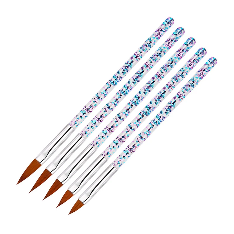 

Acrylic Nail Art Brush Kit Polish Painting Drawing Brushes Nail Decoration Pen Brush Kit Nail Dotting Manicure Clean Brush Tools