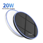 Беспроводное зарядное устройство 20 Вт для iPhone 12 11 11pro Max XS X XR 8, Быстрая Зарядка Qi для Samsung, Xiaomi Mi, Huawei, быстрая зарядка