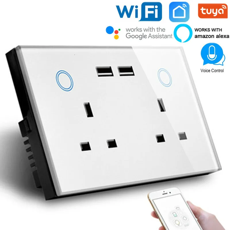 Розетка с сенсорным выключателем USB 2 0 13 а|Электрические розетки| |