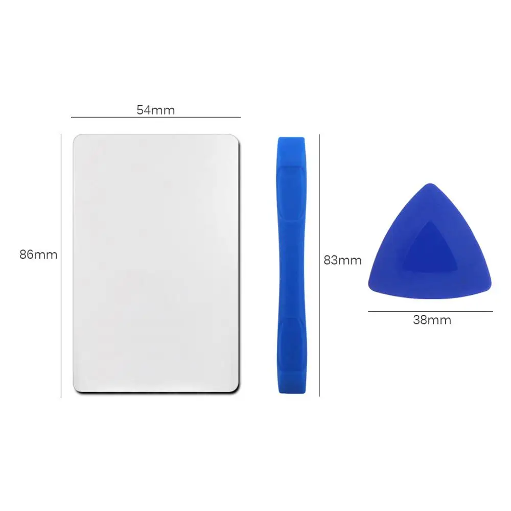 11pcs bildschirm eröffnung hebel werkzeug kit für elektronik reparatur kunststoff karte spudger dünne gitarre picks für iphone ipa