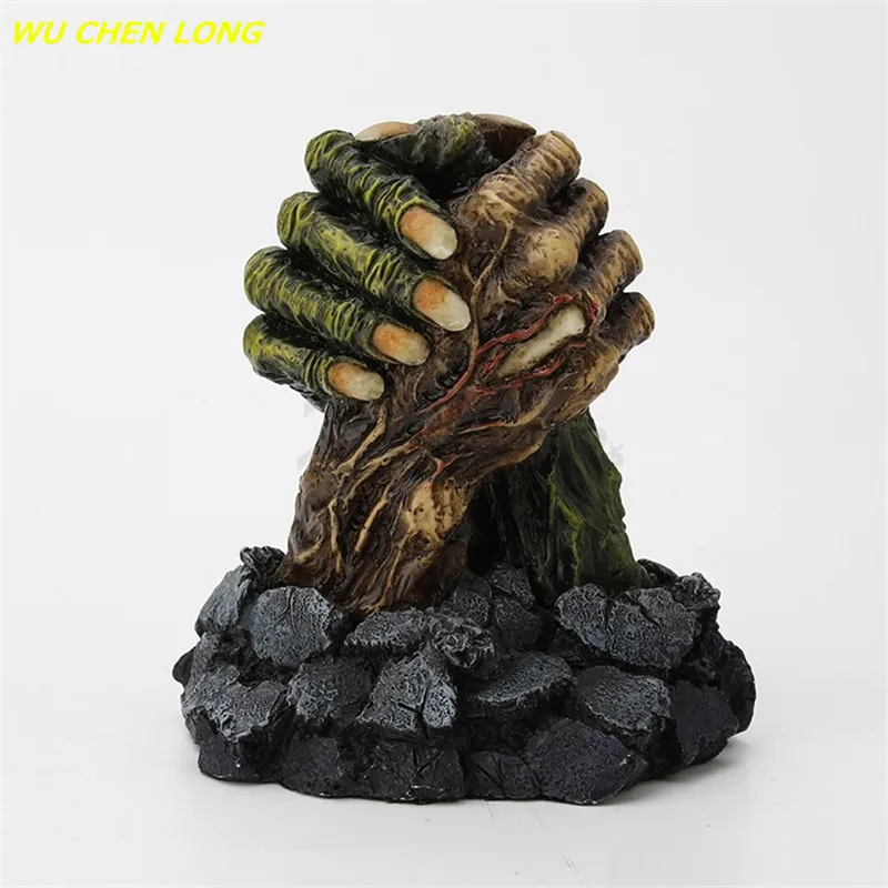 WU CHEN длинная креативная скульптура в виде руки зомби абстрактная из смолы