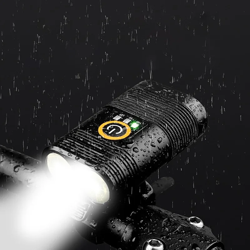 

USB Rechargeable Mode Bicycle Front Light Riding Waterproof Safety Flashlight Accessories Bicycle LED Light Equipment