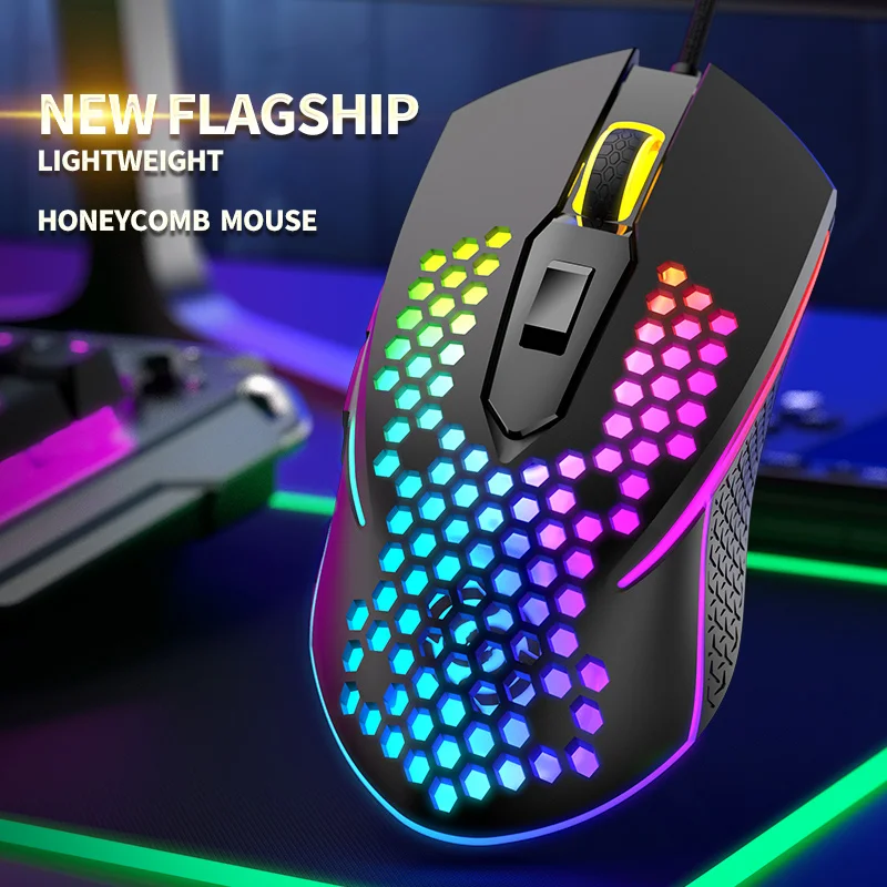 LED Glow Wired Mouse Profession Gaming Mouse 3200 DPI Optical USB Computer Mouse 6 Buttons Ergonomics Mouse For PC laptops